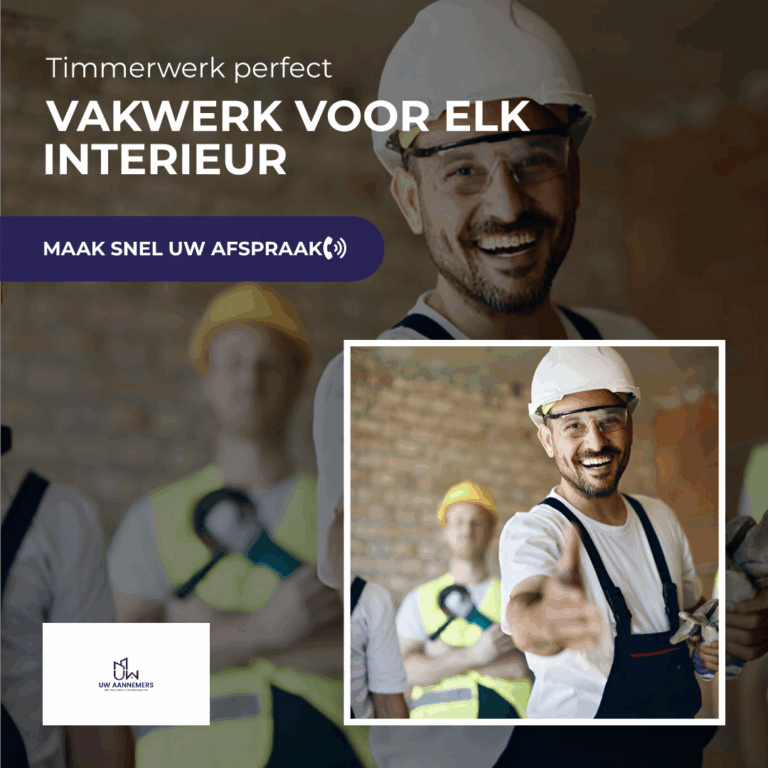 Vakmensen van Uw Aannemers bieden timmerwerk op maat voor elk interieur